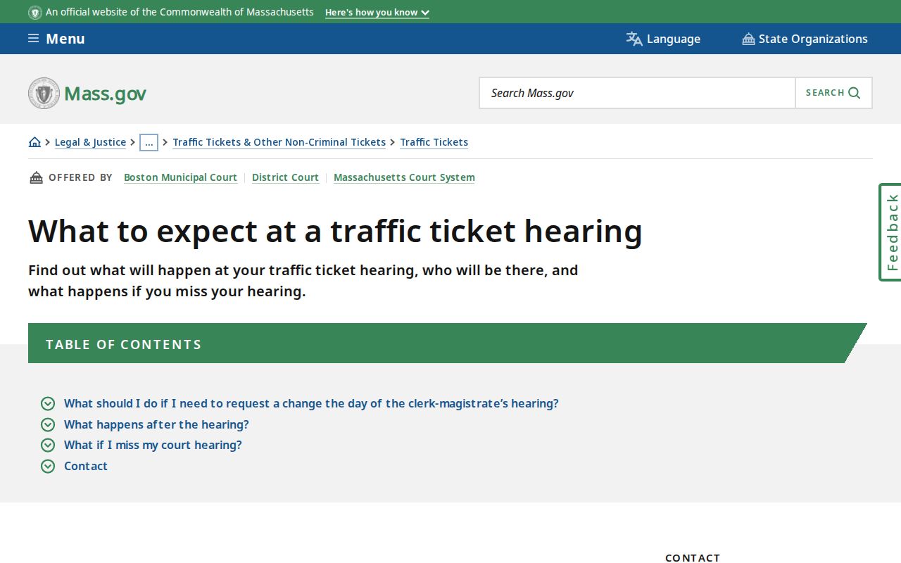 Dukes County traffic warrant records: what to expect at a traffic ticket hearing and default instructions