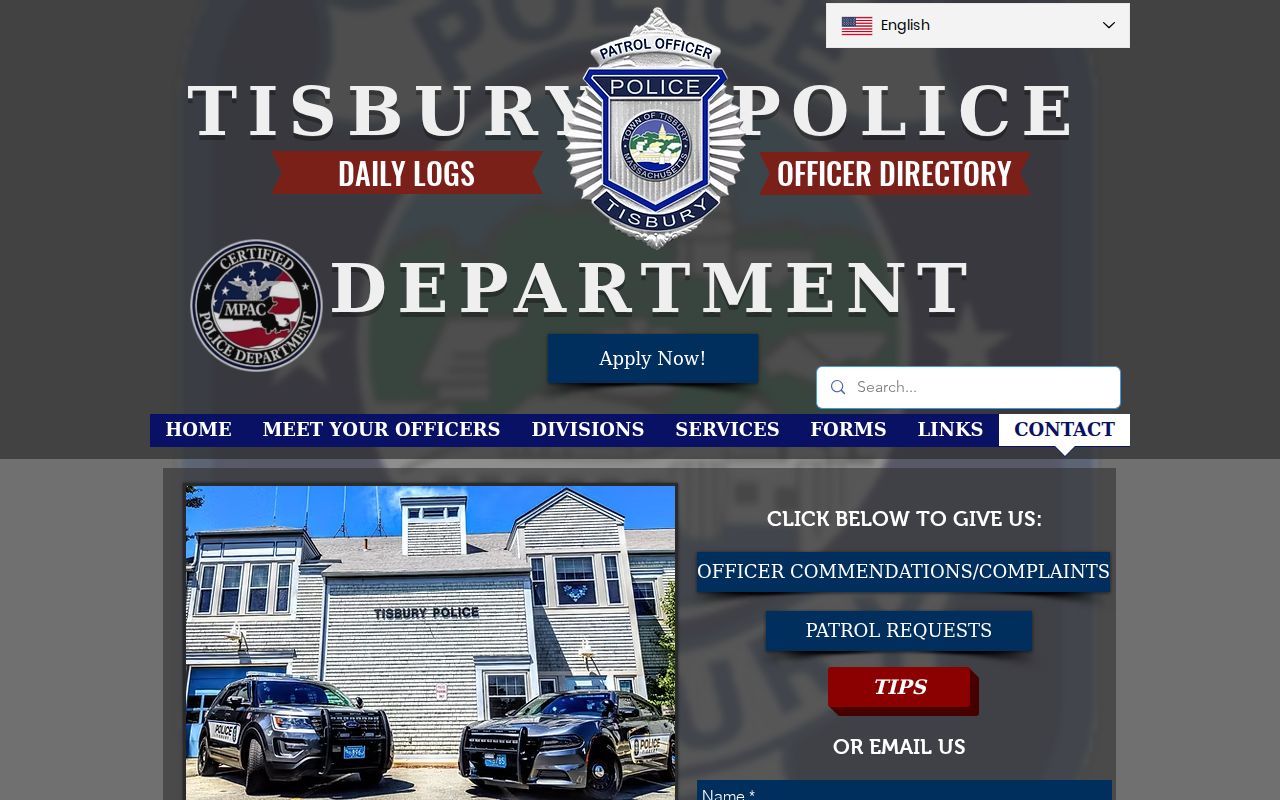 Tisbury warrant records: Vineyard Haven police station contact and after-hours routing